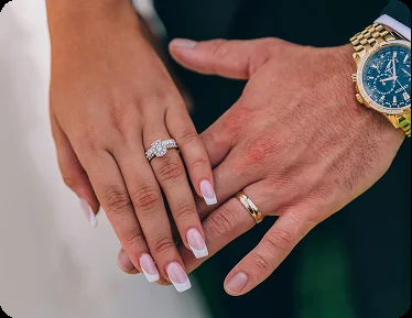 Couple celebrating their engagement aboard a private Auckland yacht charter